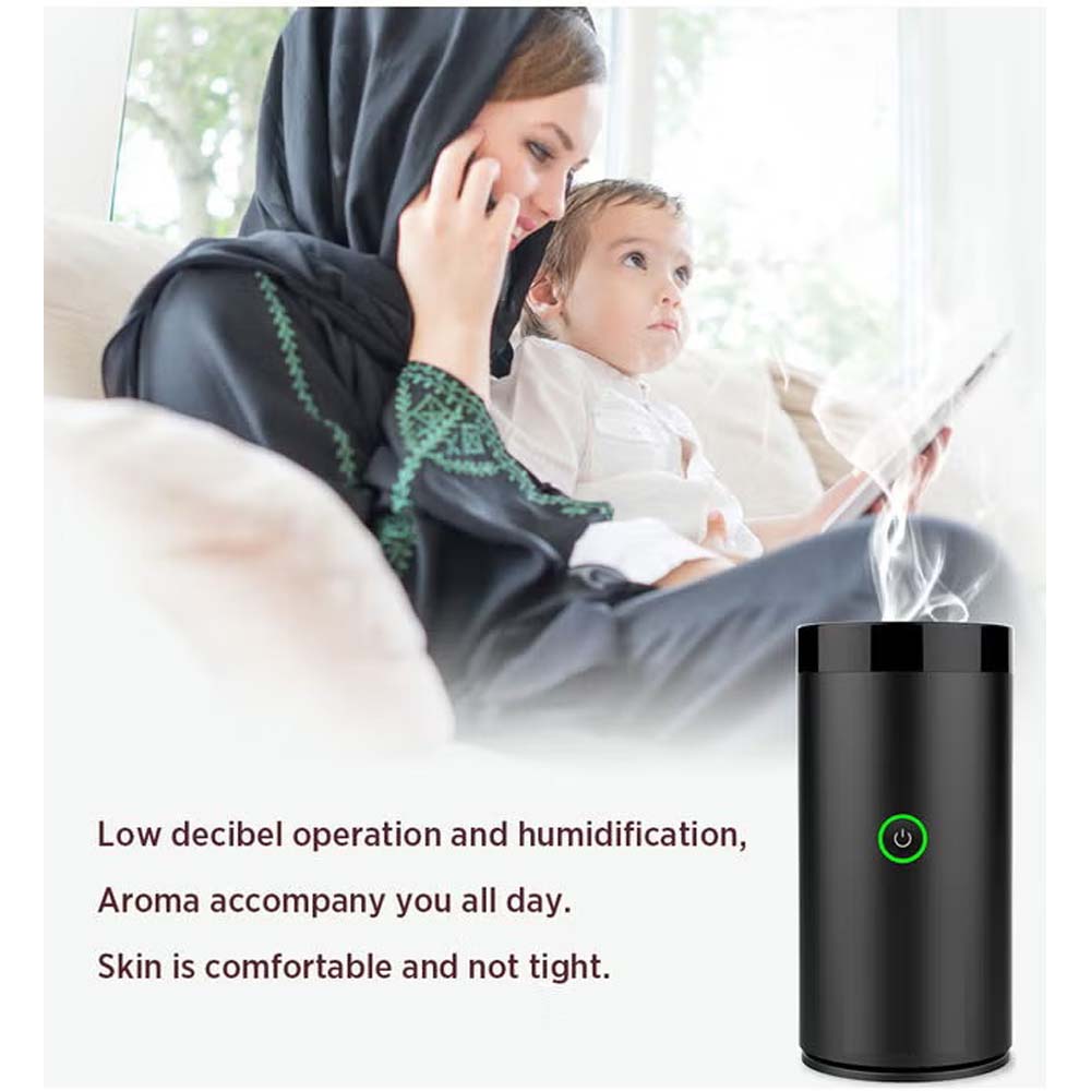 BK-208 Portable Electric Bakhoor Burner - Mini Travel Incense Heater for Car, Home & Office, Charcoal-Free Operation