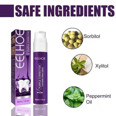 ELHO Teeth Whitening Toothpaste for Removing Yellow Stains - 50 ml
