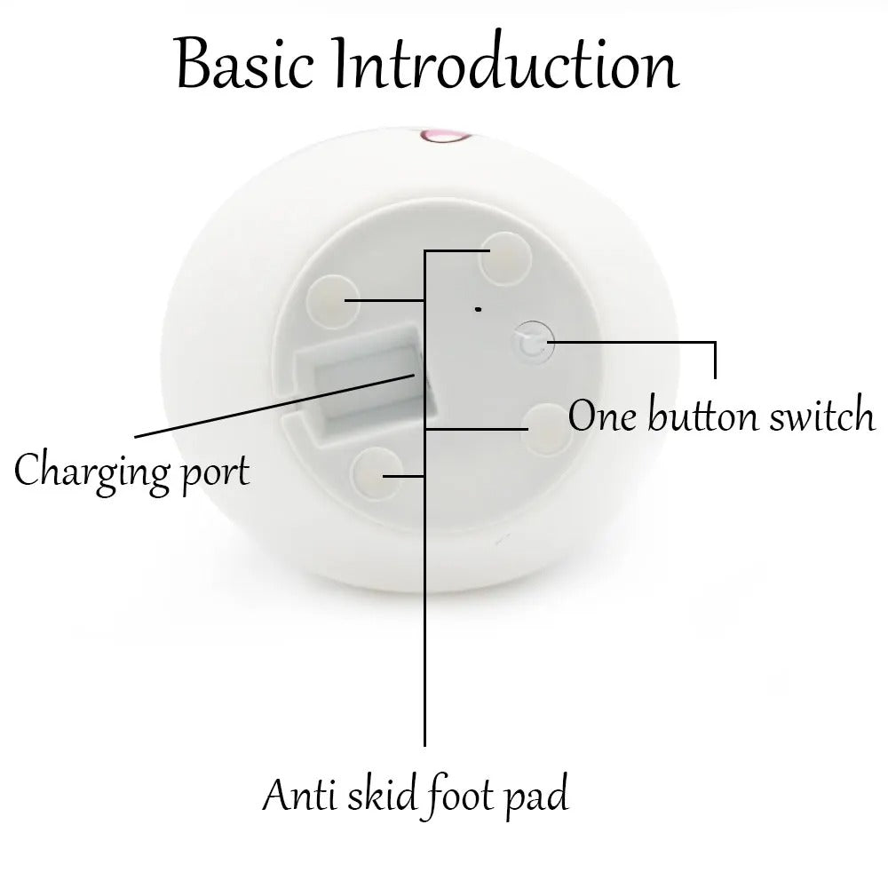 Original Imported Rabbit Silicone Touch Night Light – Color Changing Breathing LED Lamp for Kids Room & Bedroom