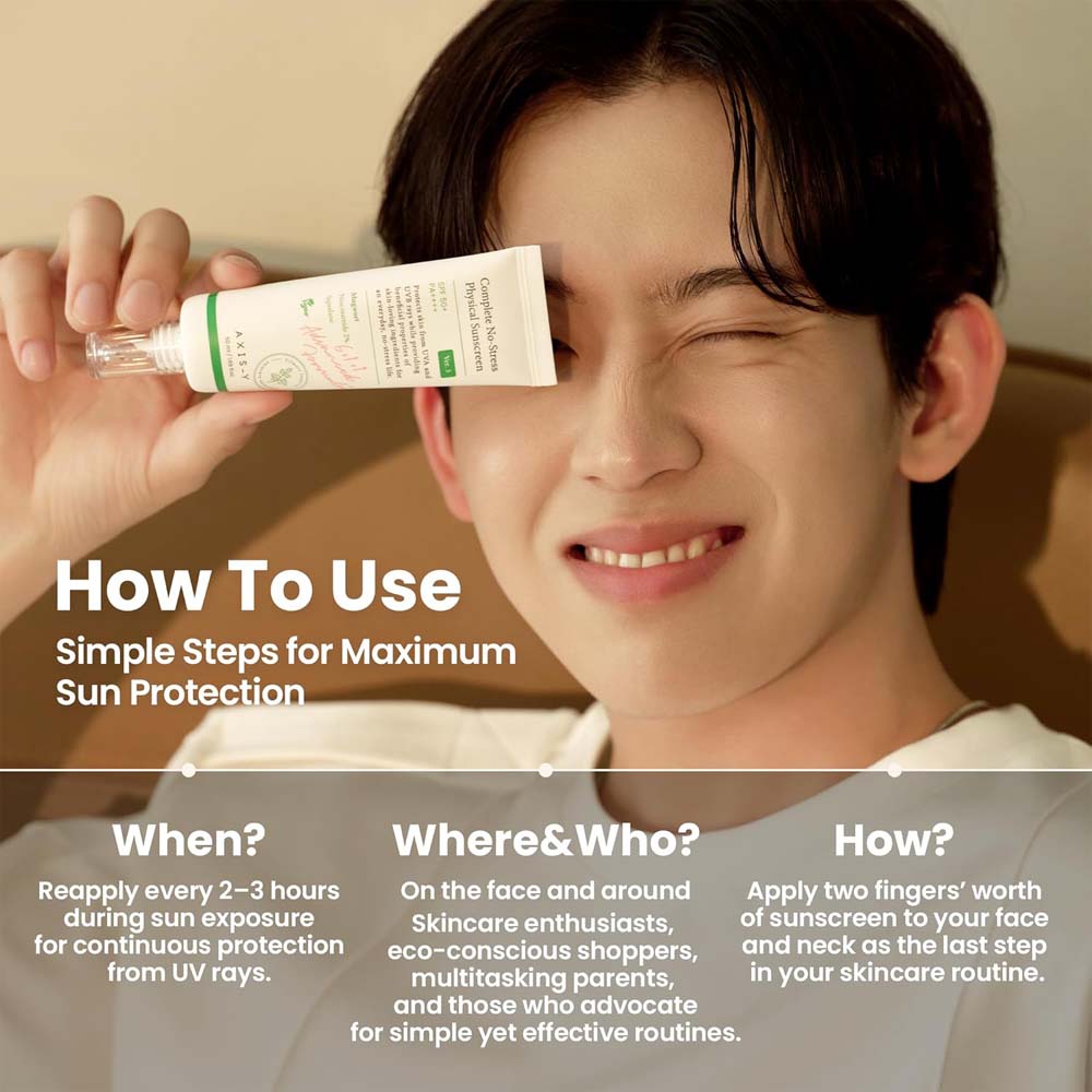 Mineral Sunscreen SPF 50+ for Sensitive Skin – Lightweight Face Sun Cream with Niacinamide, Hyaluronic Acid & Zinc Oxide, 50ml