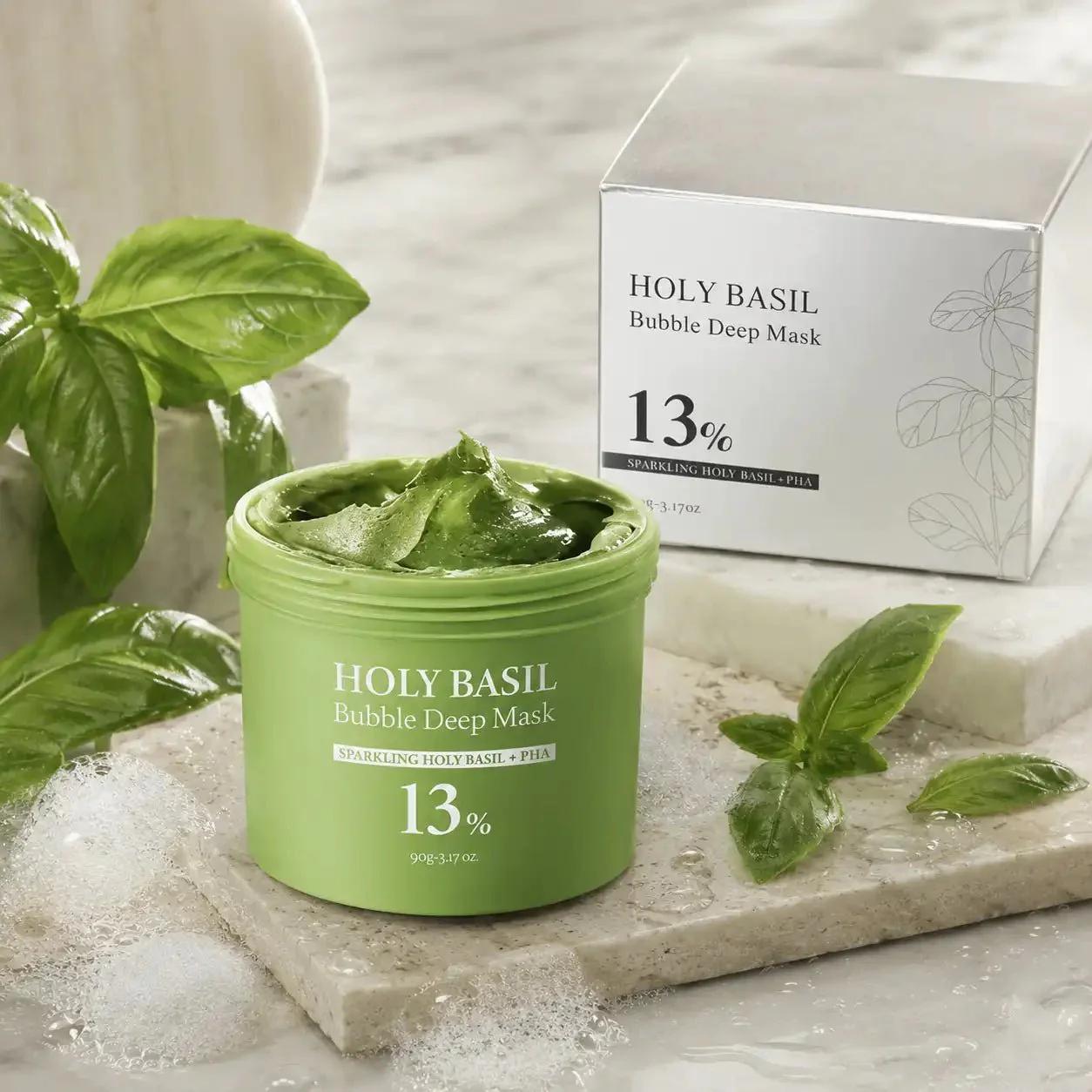 Holy Basil Bubble Deep Face Mask
