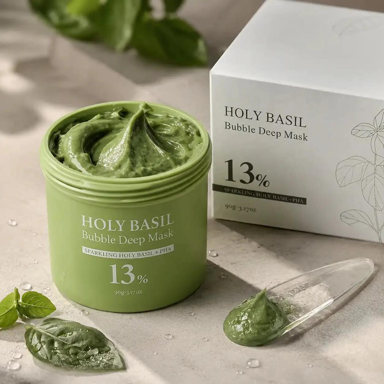 Holy Basil Bubble Deep Face Mask