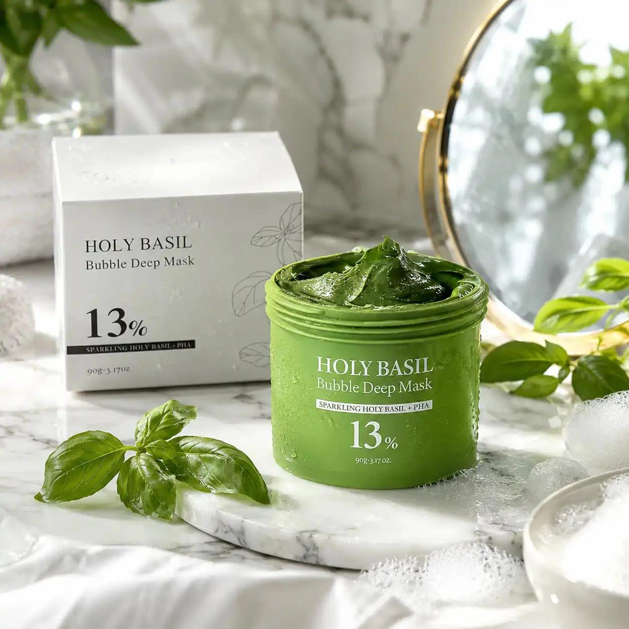 Holy Basil Bubble Deep Face Mask