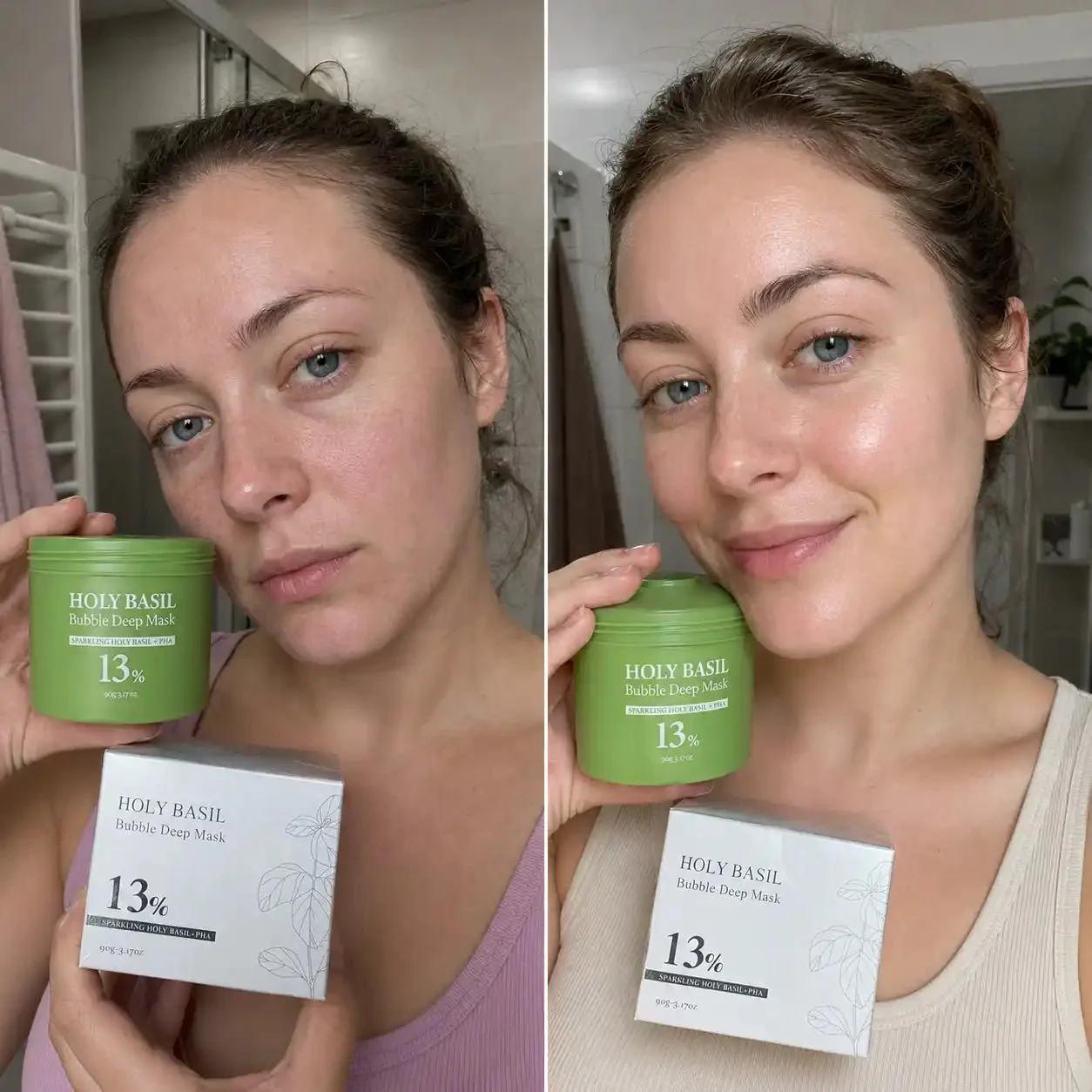 Holy Basil Bubble Deep Face Mask